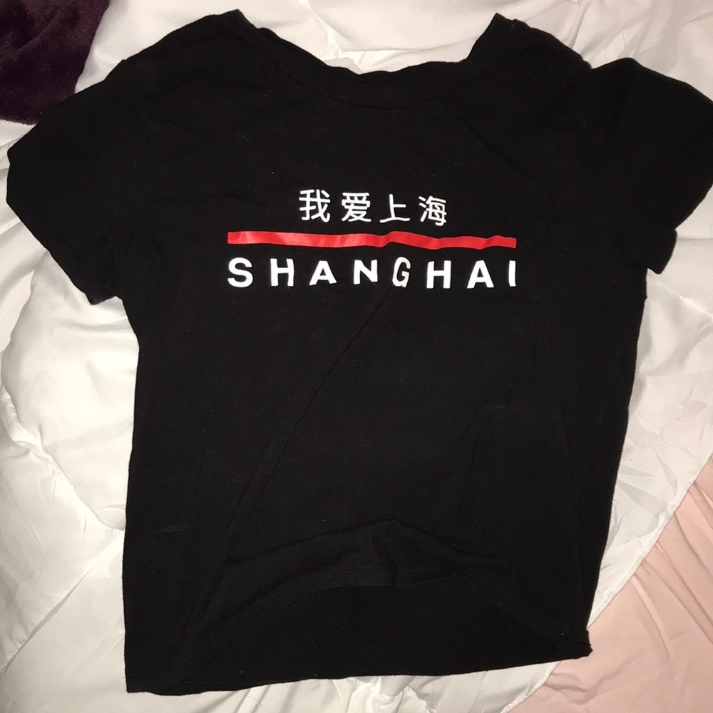 Shanghai semi-crop top